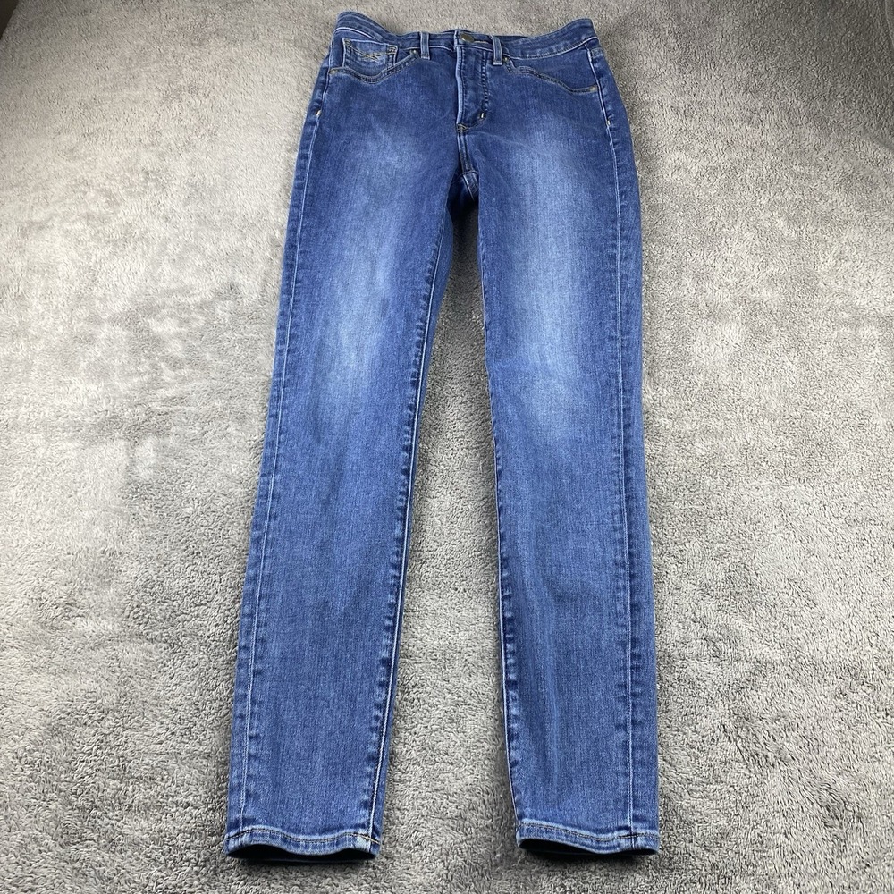 Revtown Skinny Jeans Womens‎ 26 Regular Blue High Rise Medium Wash Denim